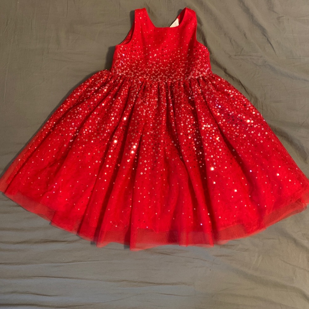 H&M little red dress for toddler 3-4 years